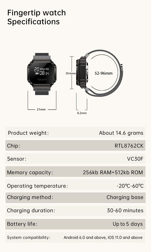 Rogbid Fusion 50米防水二合一智能手表 当腕上科技化身指间智能戒指